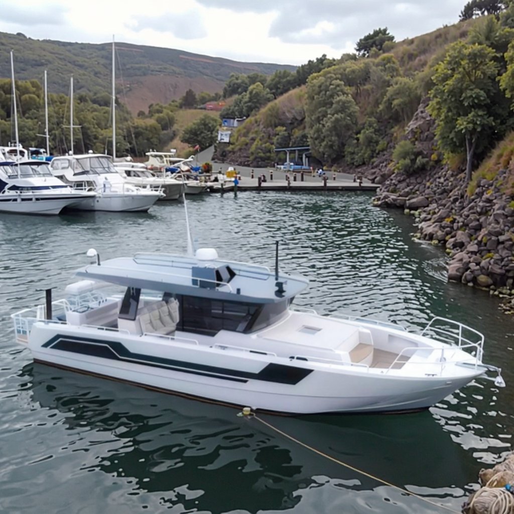 Hot Sale Luxury 14.5m 47.5ft Aluminum Sport Yacht with Outboard Engine for Leisure Fishing Sports & River Cruising